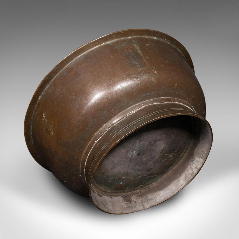 Large Antique Censer, Japanese, Bronze, Serving Bowl, Dish, Victorian