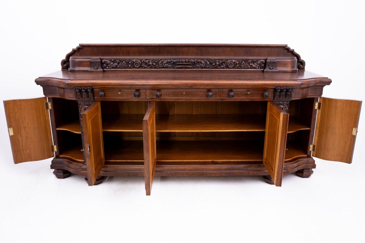 Fin du XIXe siècle Grande commode ancienne, Allemagne, vers 1890. Après la rénovation. en vente