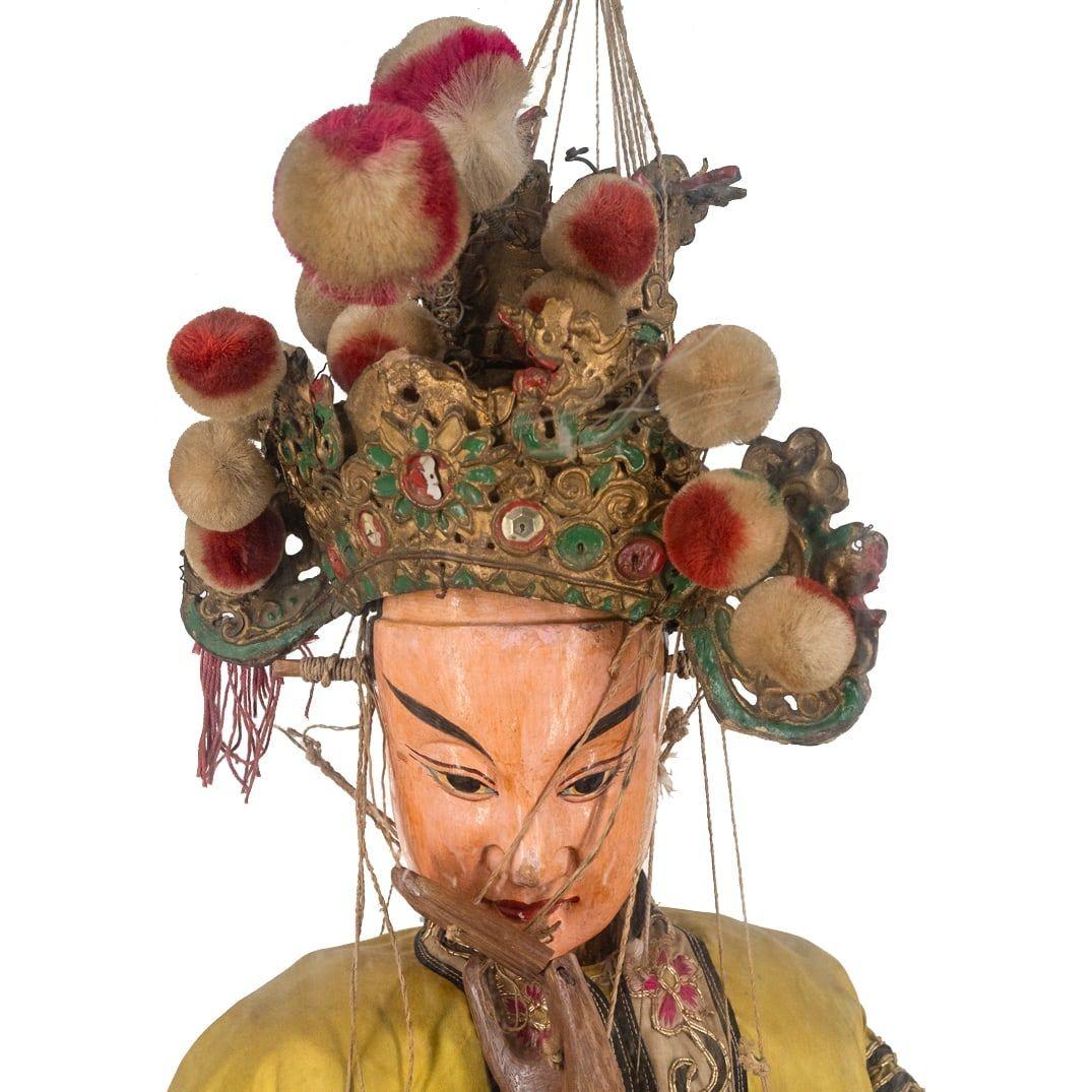 Large Antique Chinese Ceremonial Marionette For Sale 4
