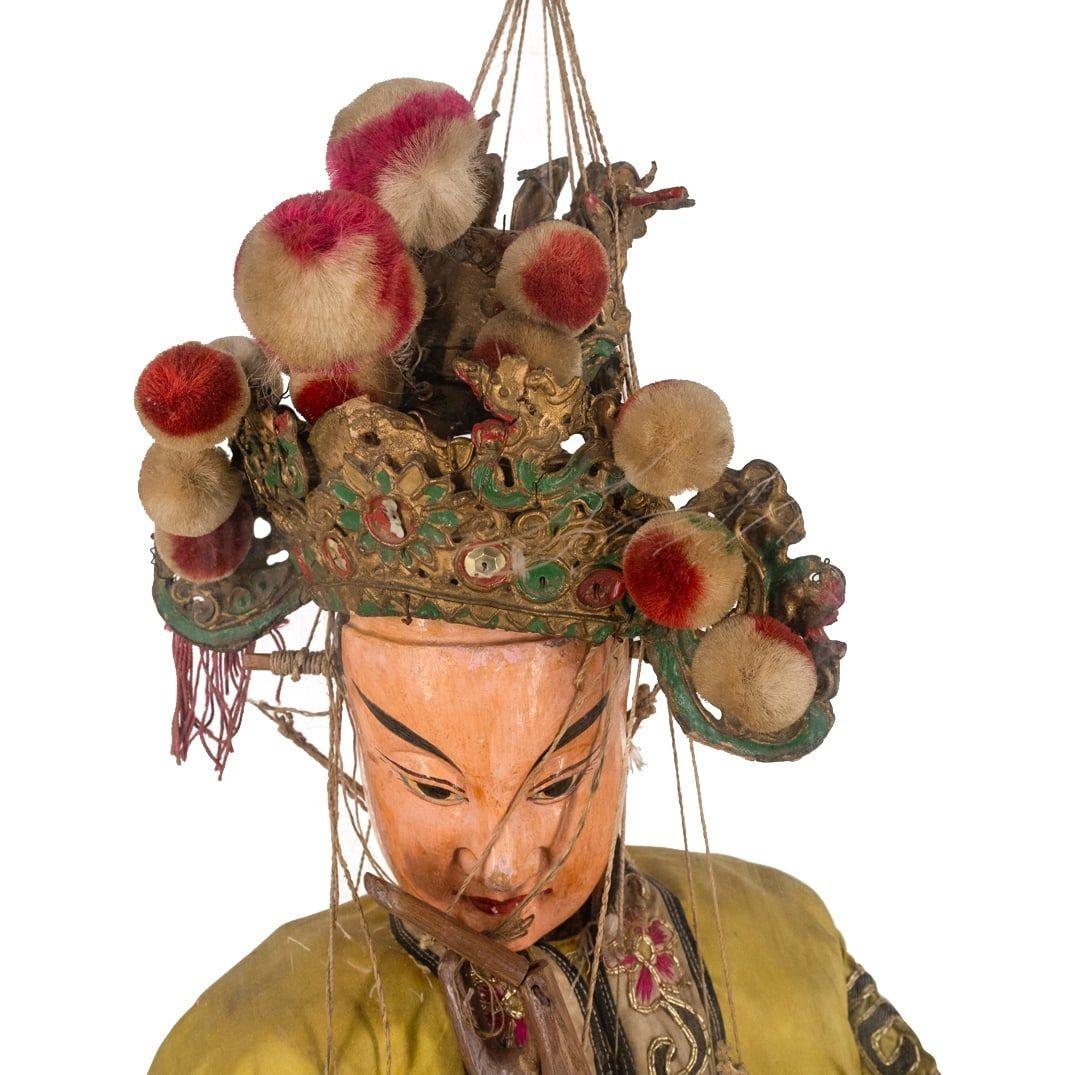 Large Antique Chinese Ceremonial Marionette For Sale 5