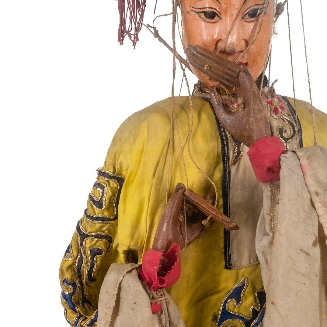 Large Antique Chinese Ceremonial Marionette For Sale 6
