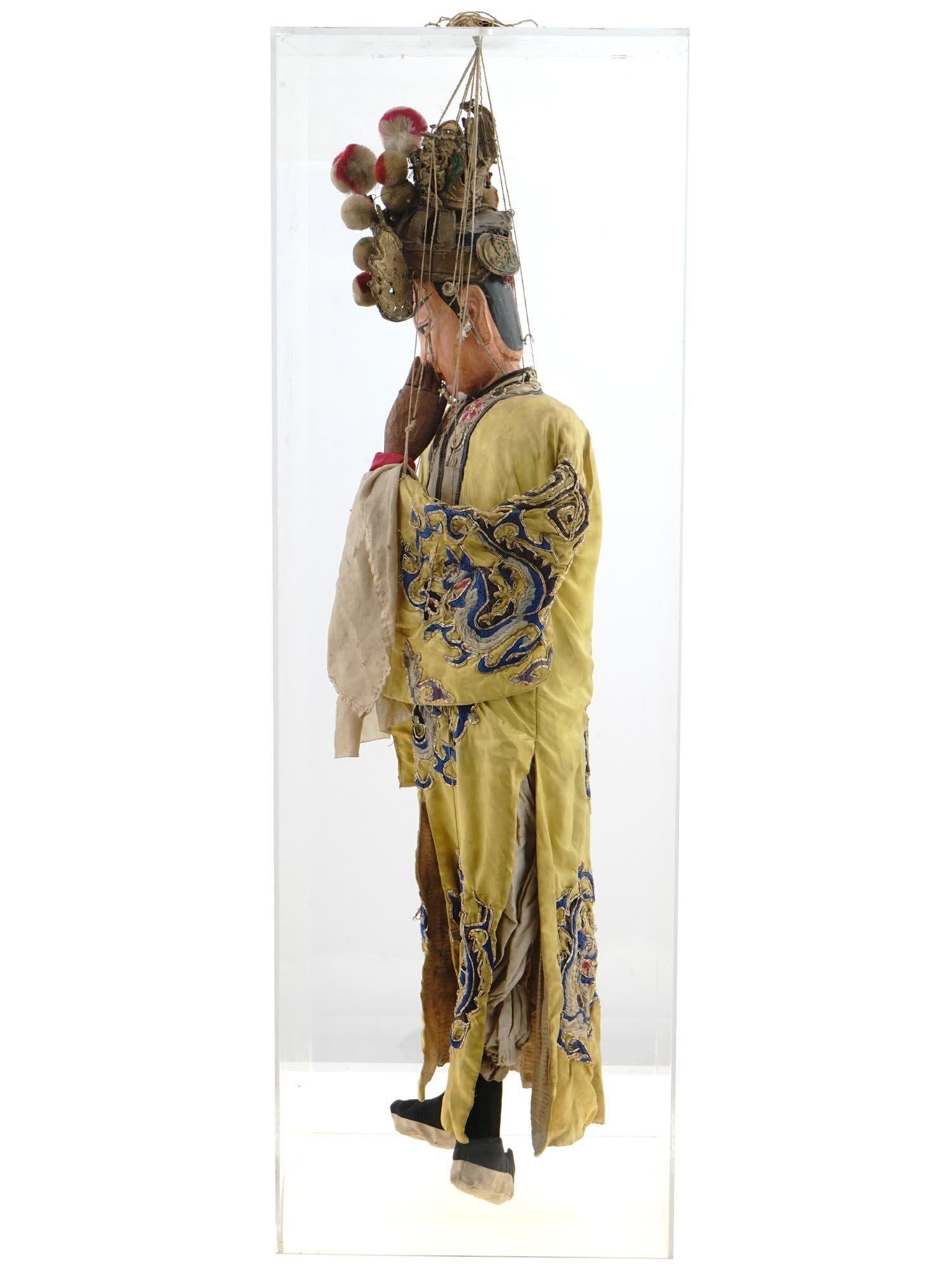 20th Century Large Antique Chinese Ceremonial Marionette For Sale