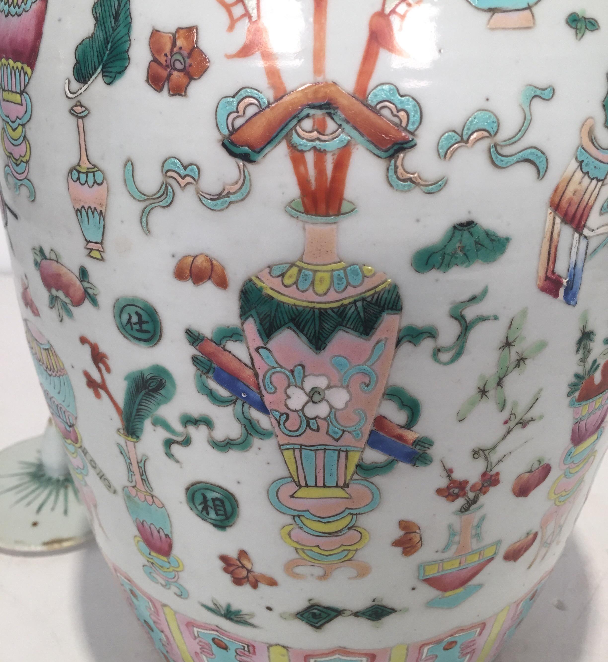 Large Antique Chinese Export Porcelain Ginger Jar 5