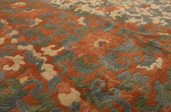 Large Antique Chinese Peking Wool Carpet, ca. 1940