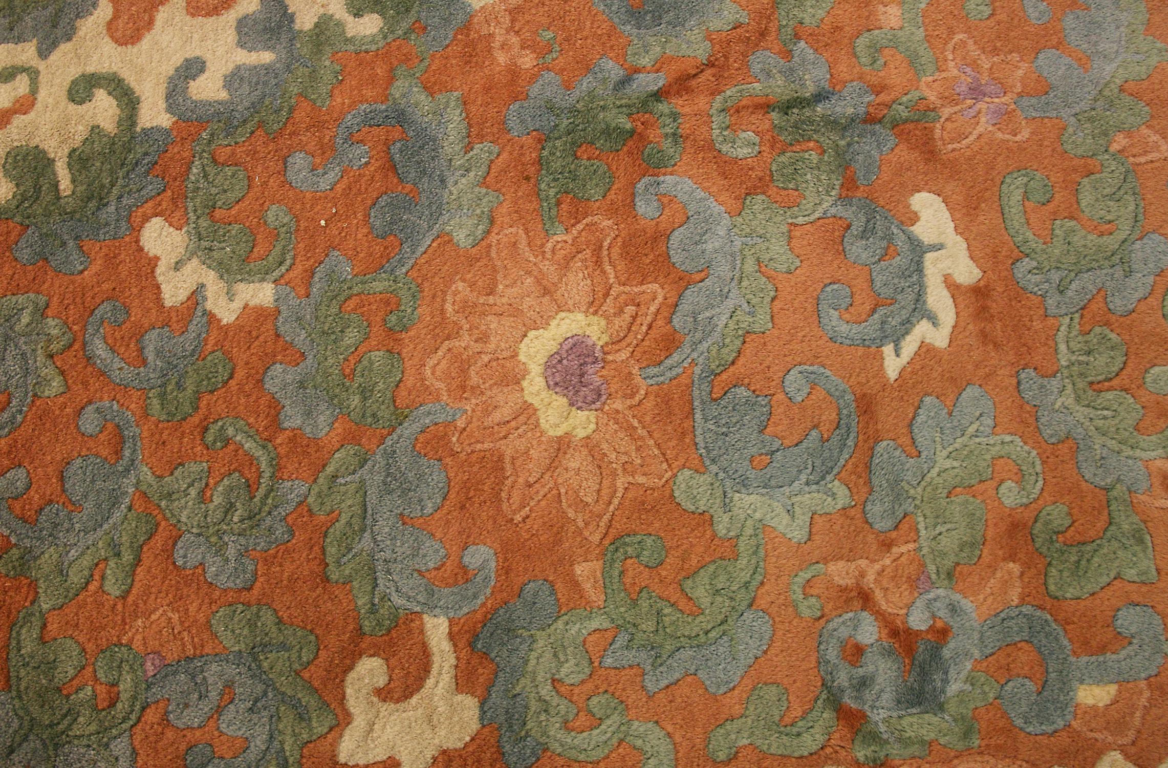 Other Large Antique Chinese Peking Wool Carpet, ca. 1940 For Sale