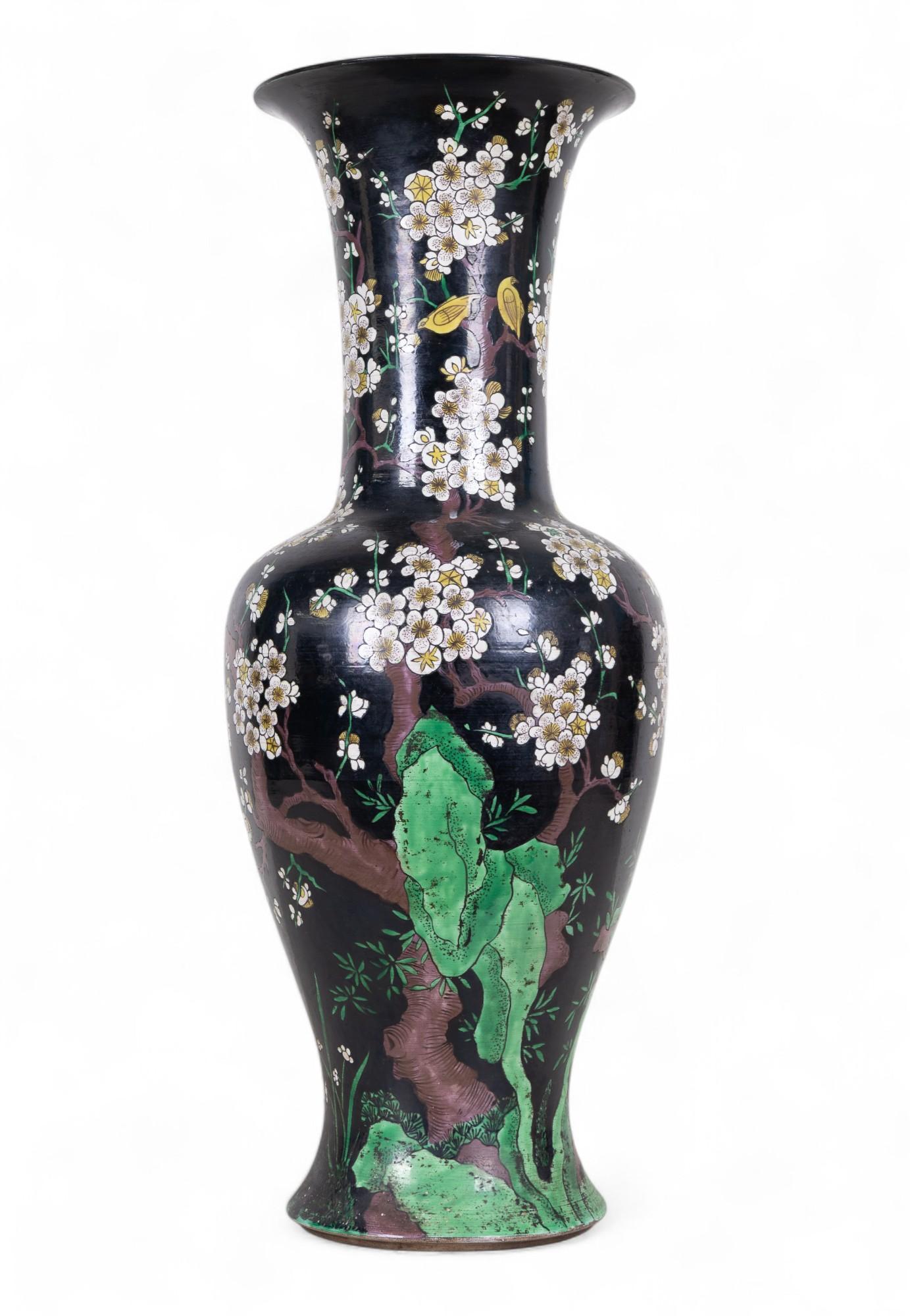 Qing Grande porcellana cinese antica 