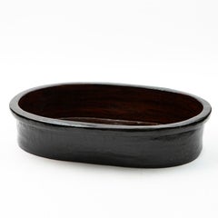 Large Chinese Wooden And Lacquered Trough