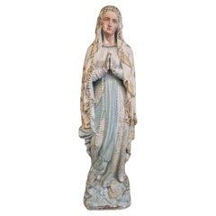 Gran Estatua Antigua de Iglesia María de Lourdes