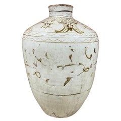 Large Antique Cizhou Stoneware Vessel Ming Dynasty