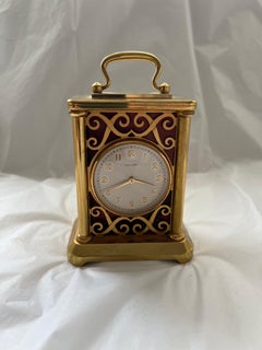 Große antike Uhr Gold Finish Galt Silberwaren Vintage Nachlass Dekoration