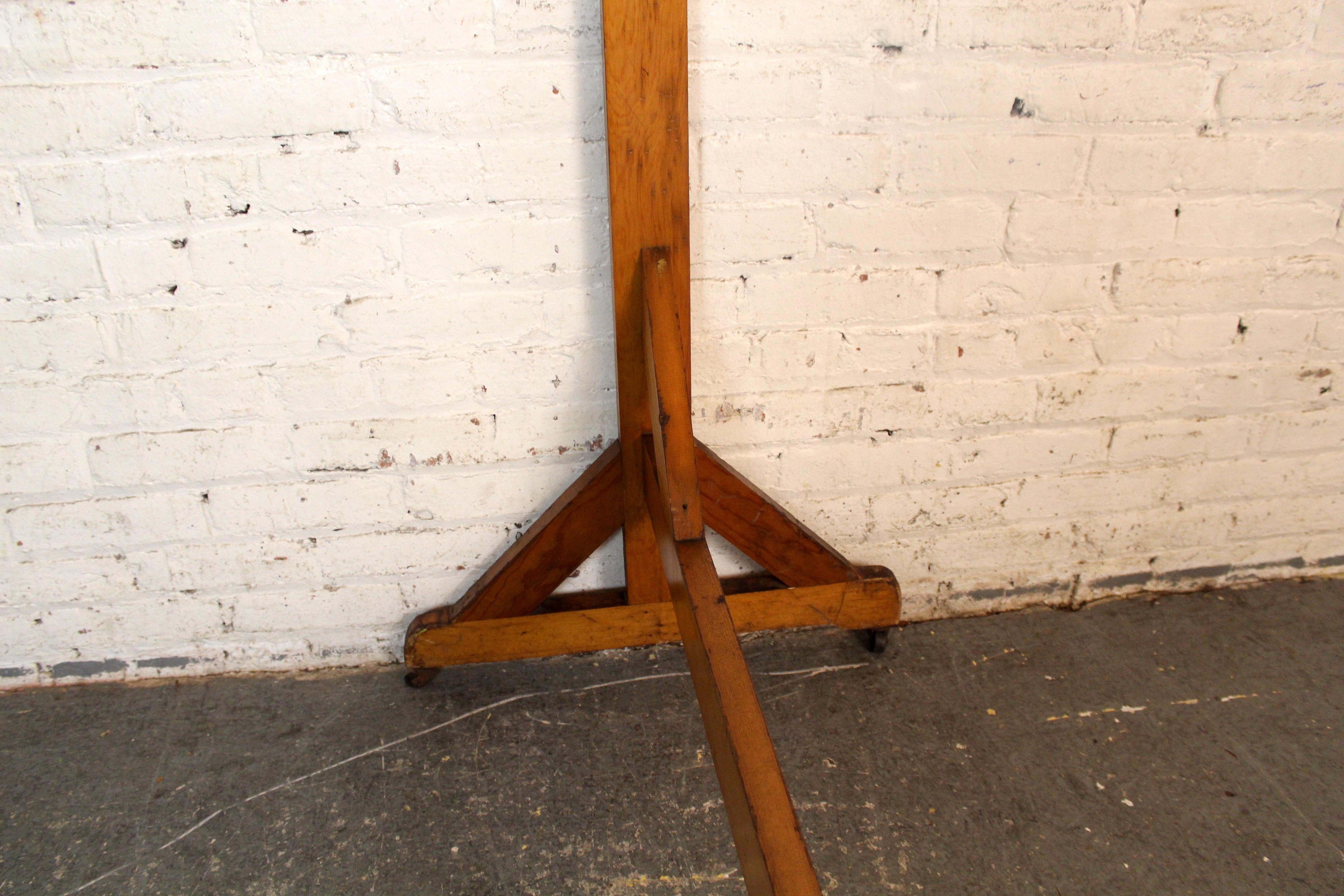 Grand porte-manteau ancien en Oak en vente 3