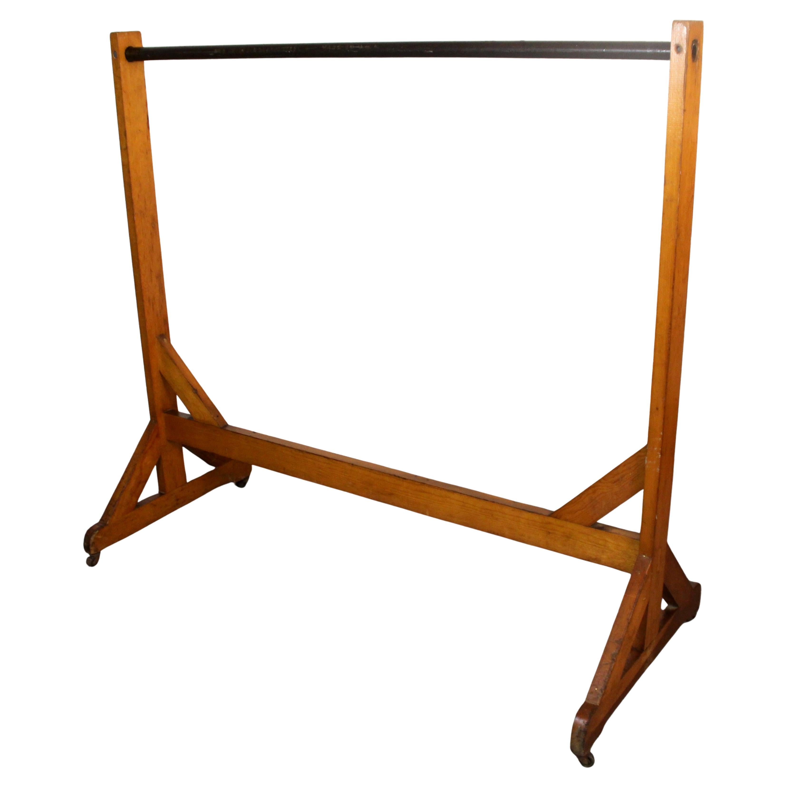 Grand porte-manteau ancien en Oak en vente