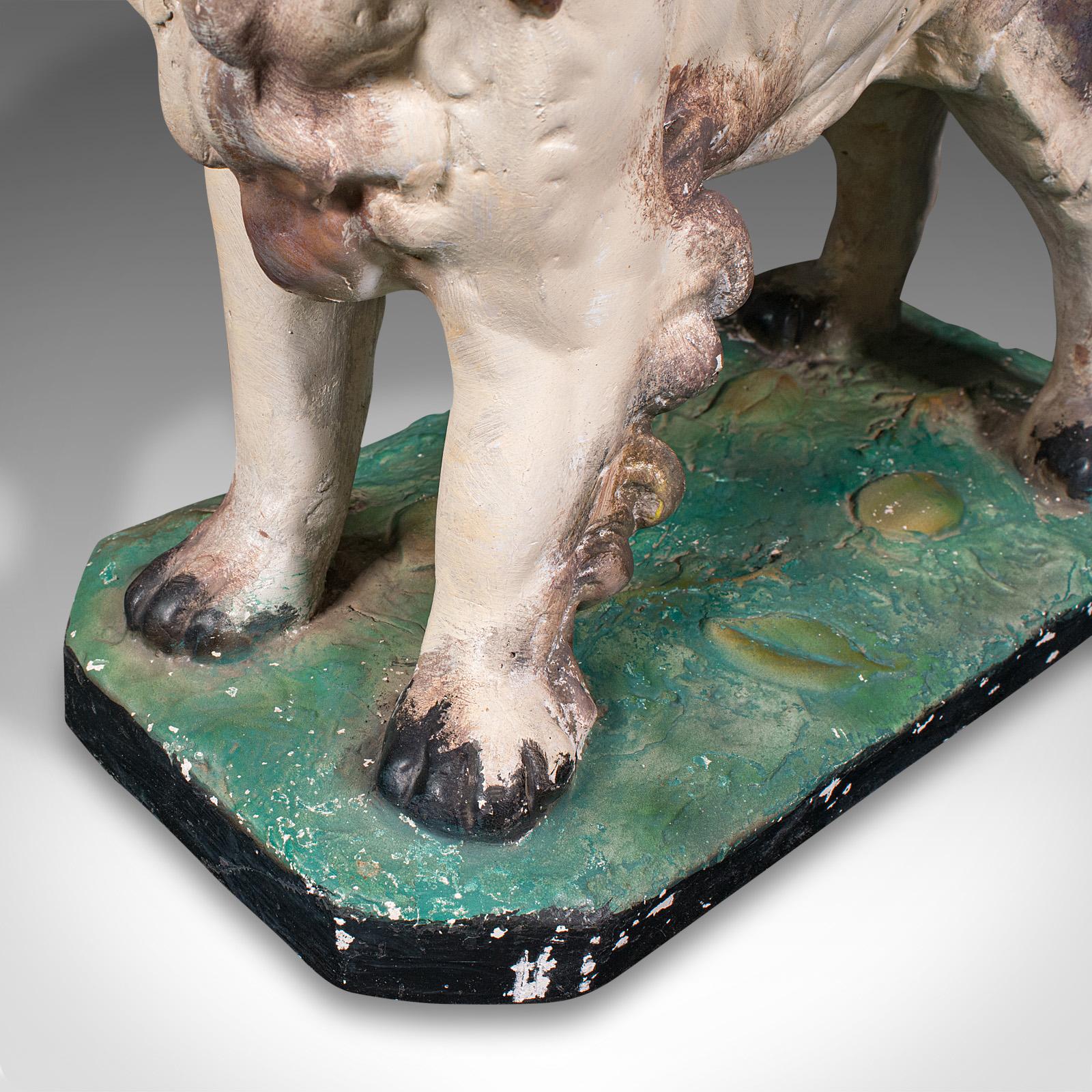 Große antike Cocker Spaniel-Figur, englisch, Gips, Hundestatue, Edwardian im Angebot 5