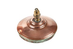 Large Antique Copper & Brass Kettle