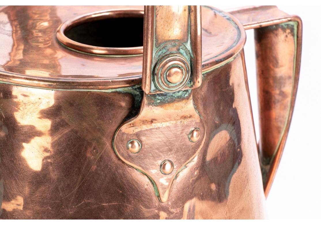 Large Antique Copper Watering Can For Sale 2