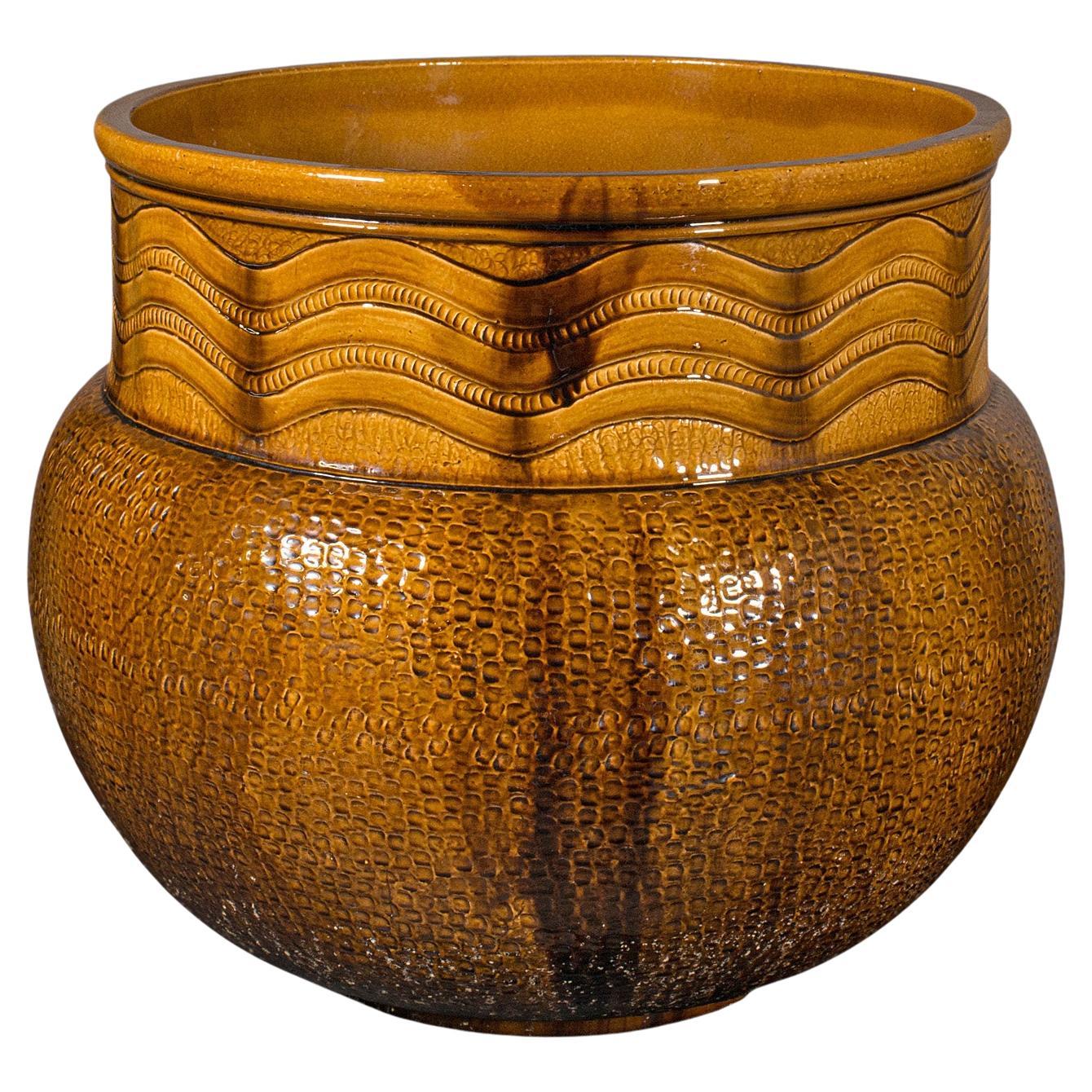 Edwardian Inlaid Mahogany Jardiniere Planter For Sale at 1stDibs