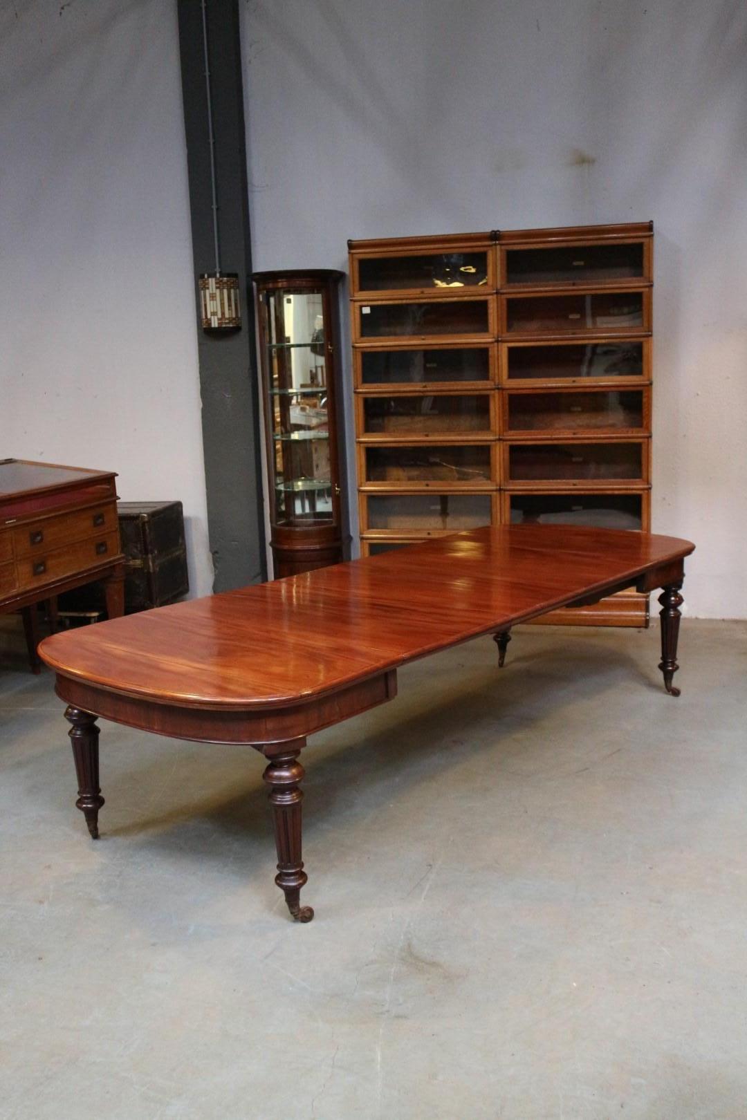 Mid-19th Century Large antique dining table