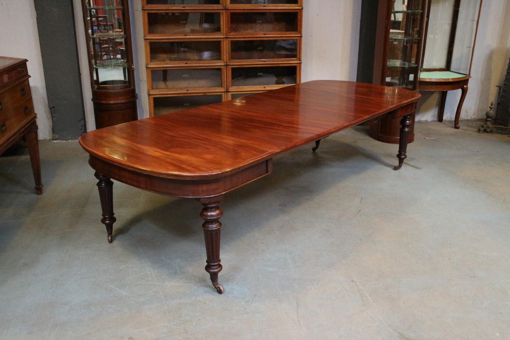 Large antique dining table 1