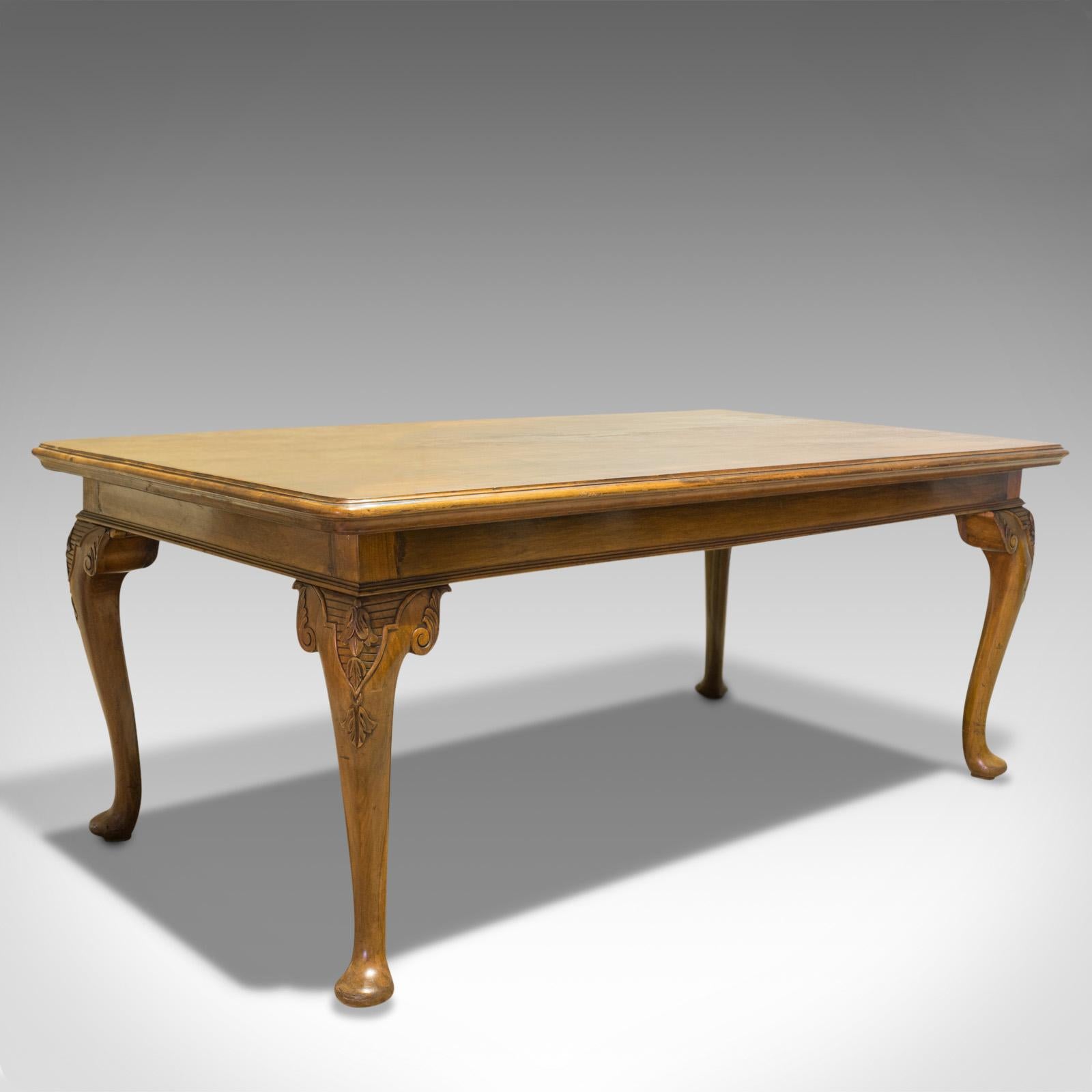 Large Antique Dining Table, French, Walnut, Country House, Seats 6, circa 1900 In Good Condition In Hele, Devon, GB