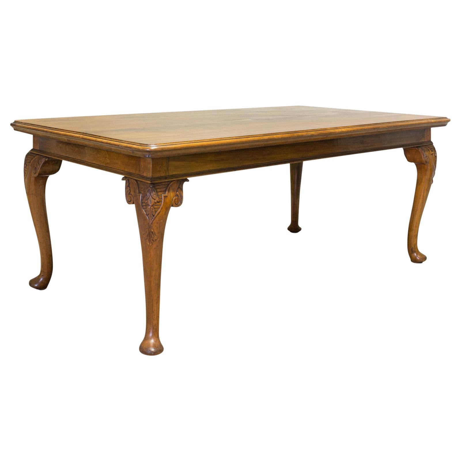 Large Antique Dining Table, French, Walnut, Country House, Seats 6, circa 1900