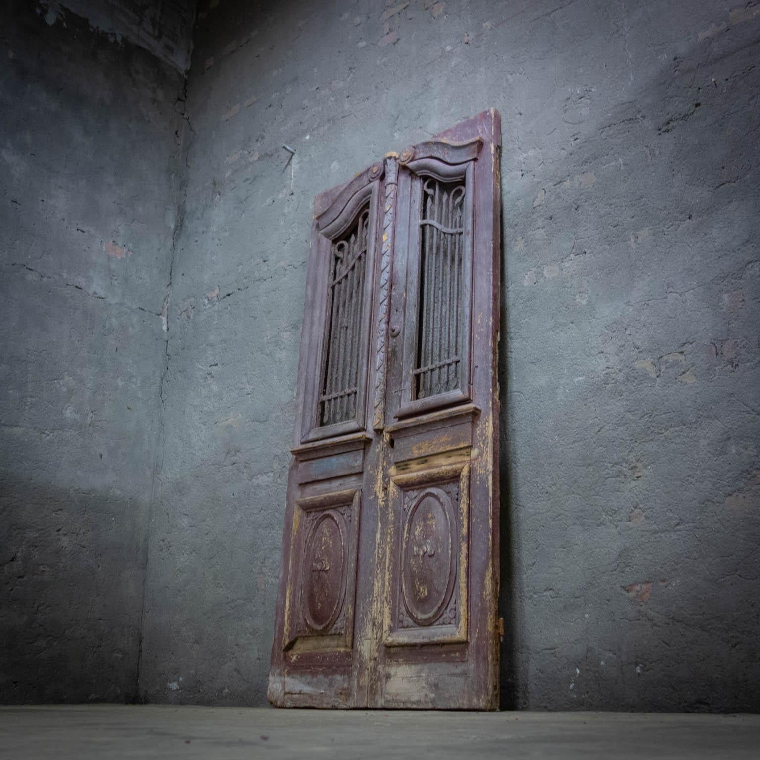 Large Antique Doors, Egypt in the Early 1900 For Sale 2