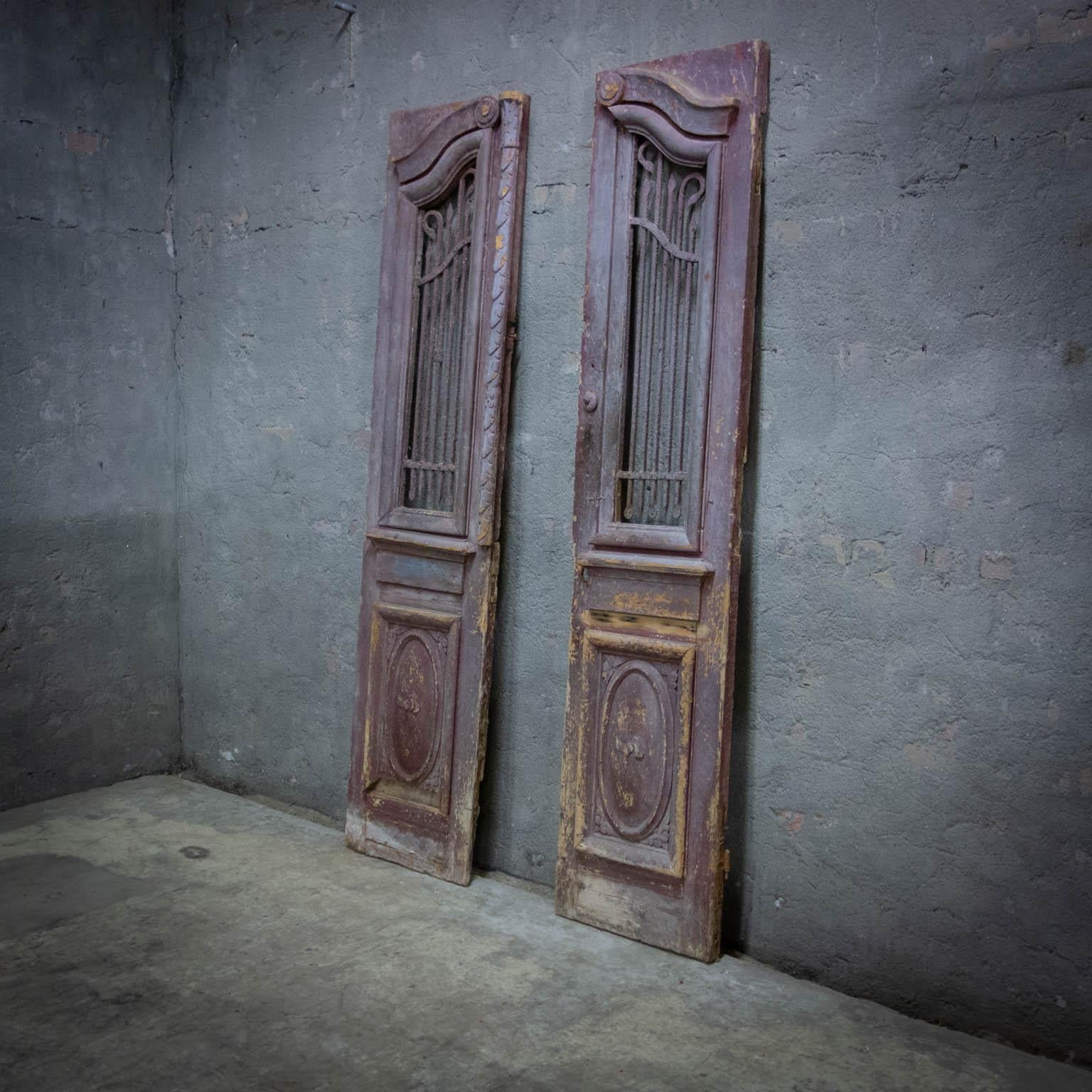 Large Antique Doors, Egypt in the Early 1900 For Sale 4