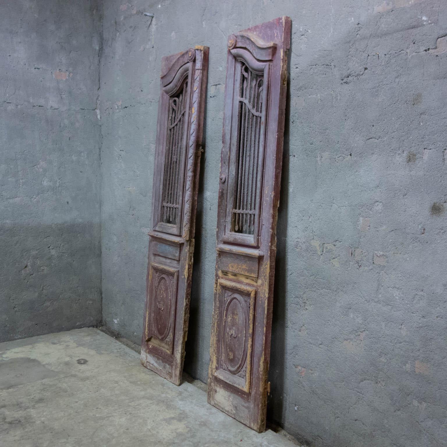 Large Antique Doors, Egypt in the Early 1900 For Sale 5