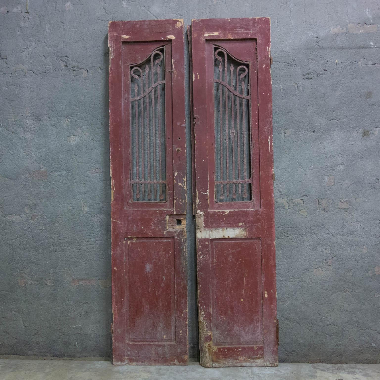 Large Antique Doors, Egypt in the Early 1900 For Sale 7