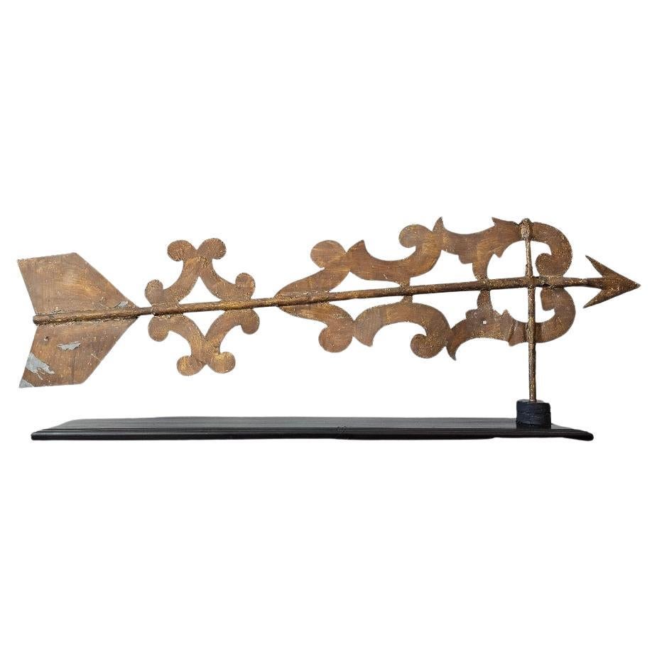 Large Antique Early American Banner Weathervane