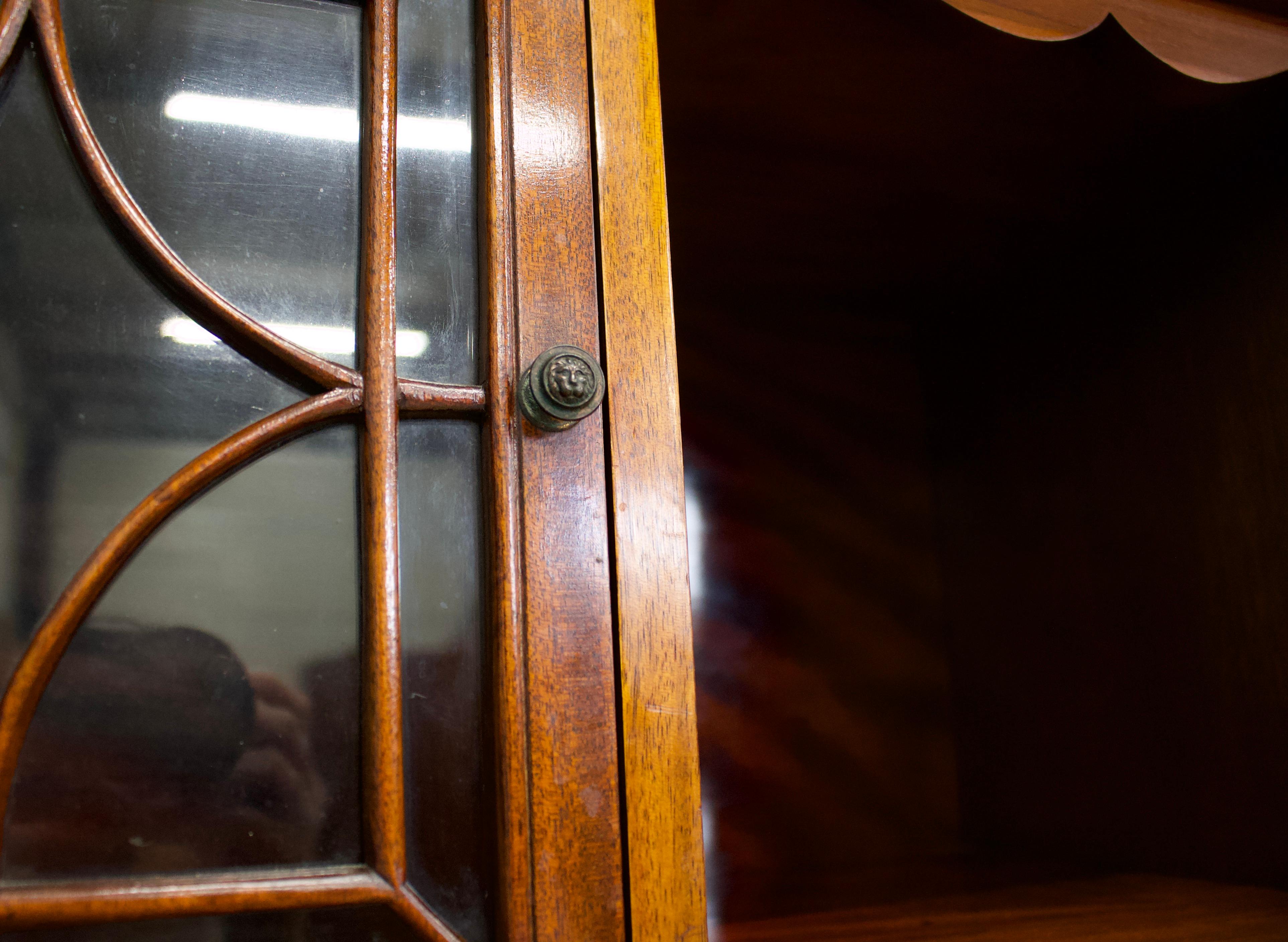 Large Antique Edwardian Display Cabinet, 1900s 1