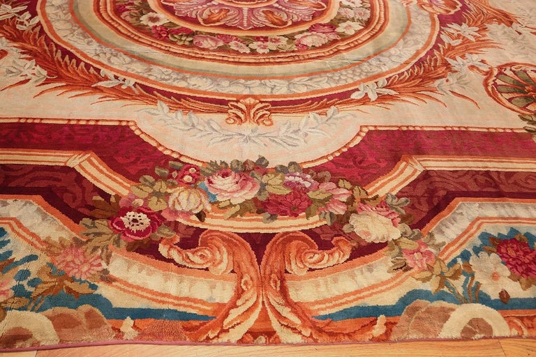 Large Antique English Axminster Rug For Sale at 1stdibs