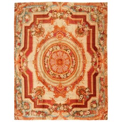 Nazmiyal Collection Antique French Savonnerie Rug. 15 ft x 18 ft 10 in