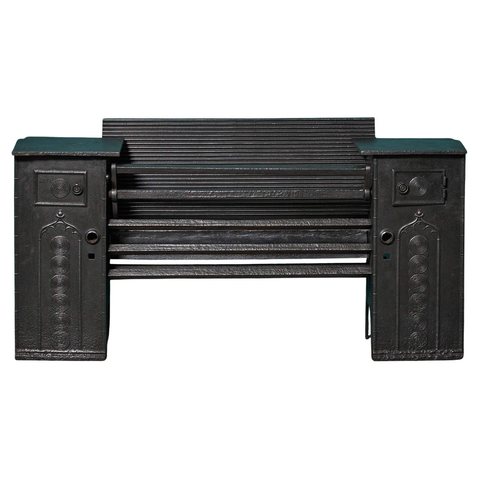 Grande grille de cuisson anglaise ancienne de style géorgien en vente