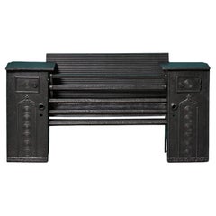 Large Antique English Georgian Style Hob Grate