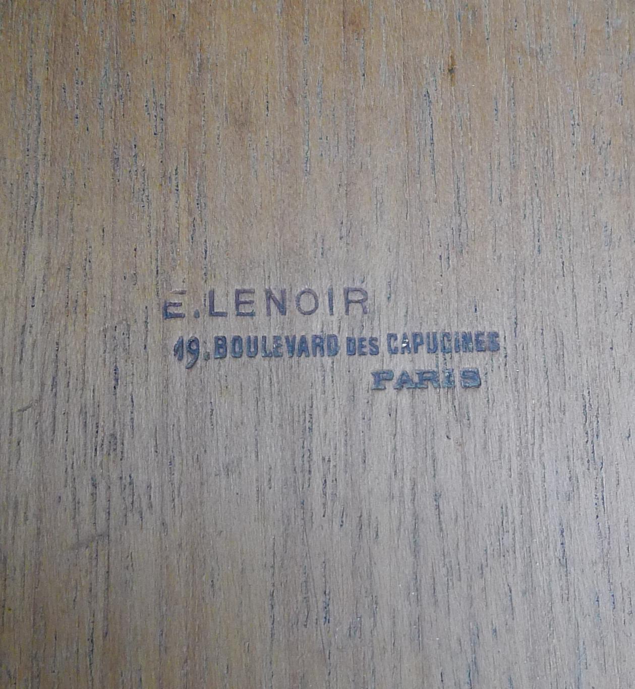 Early 20th Century Large Antique English Hunting Scene Cigar Box / Humidor, Paris Retailer