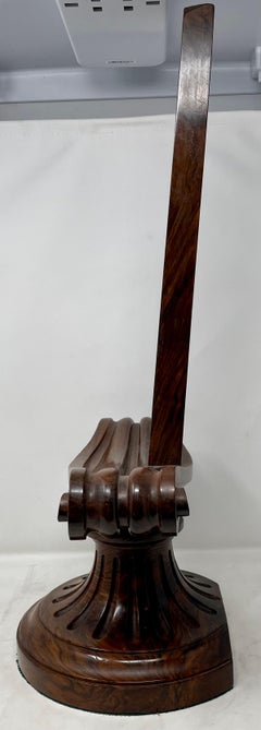 Large Antique English Rosewood Easel, Circa 1900.