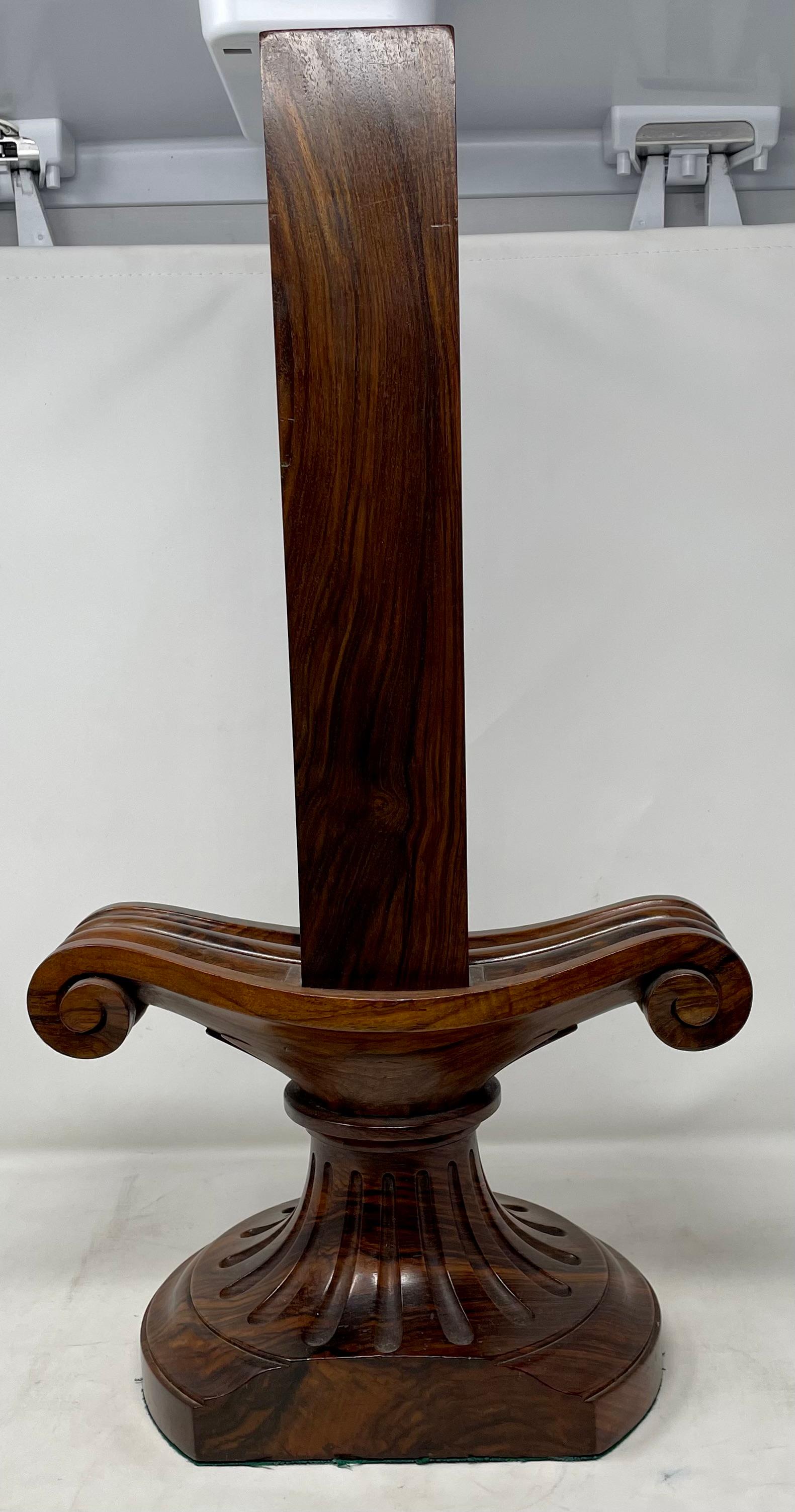 20th Century Large Antique English Rosewood Easel, Circa 1900. For Sale