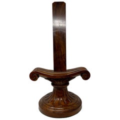 Grand chevalet anglais ancien en bois de rose, vers 1900.