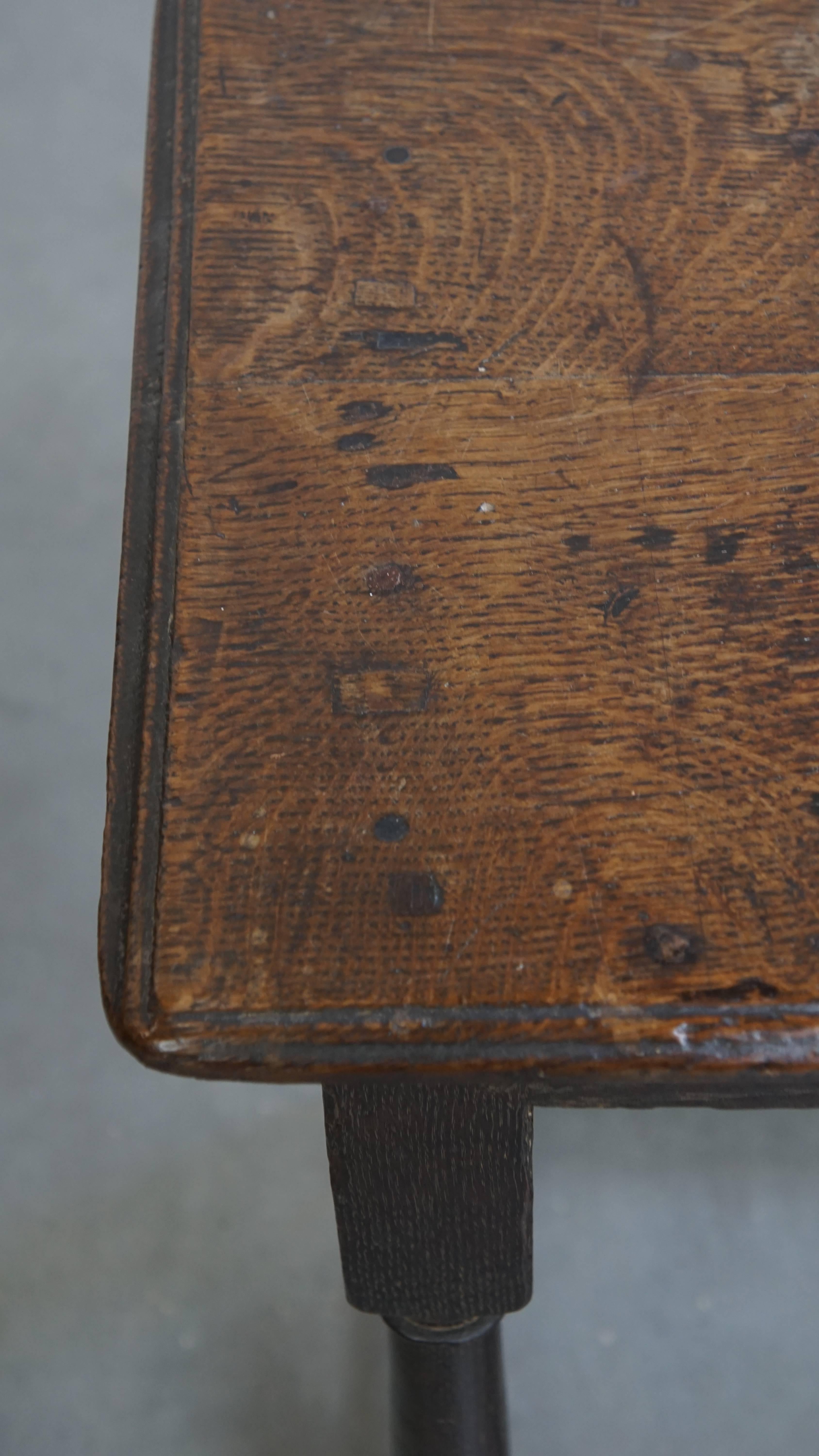 Grande table d'appoint/tabouret anglaise ancienne en vente 2