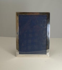 Large Antique English Sterling Silver Two-Way Photograph / Picture Frame, 1915