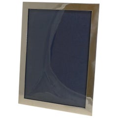 Large Antique English Sterling Silver Two-Way Photograph / Picture Frame, 1915