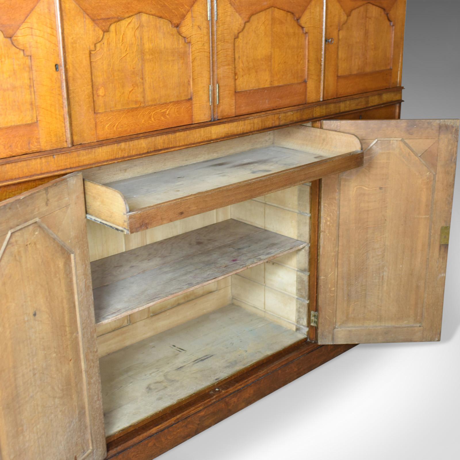 Large Antique Estate Manager's Cupboard, Oak, English Victorian Cabinet 3