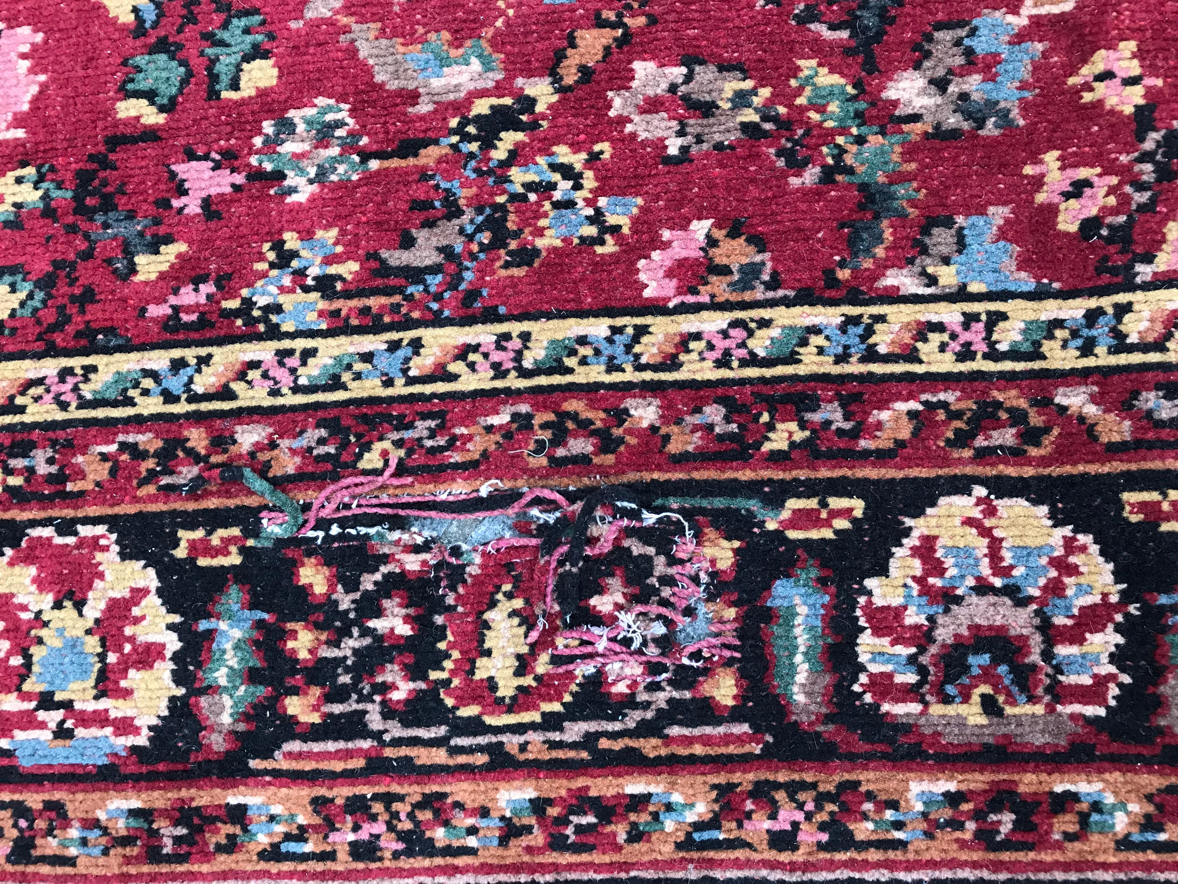 Wool Large Antique European Carpet Probably Spanish Rug