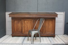 Large Antique Factory Office Lectern, High Desk, France, circa 1880