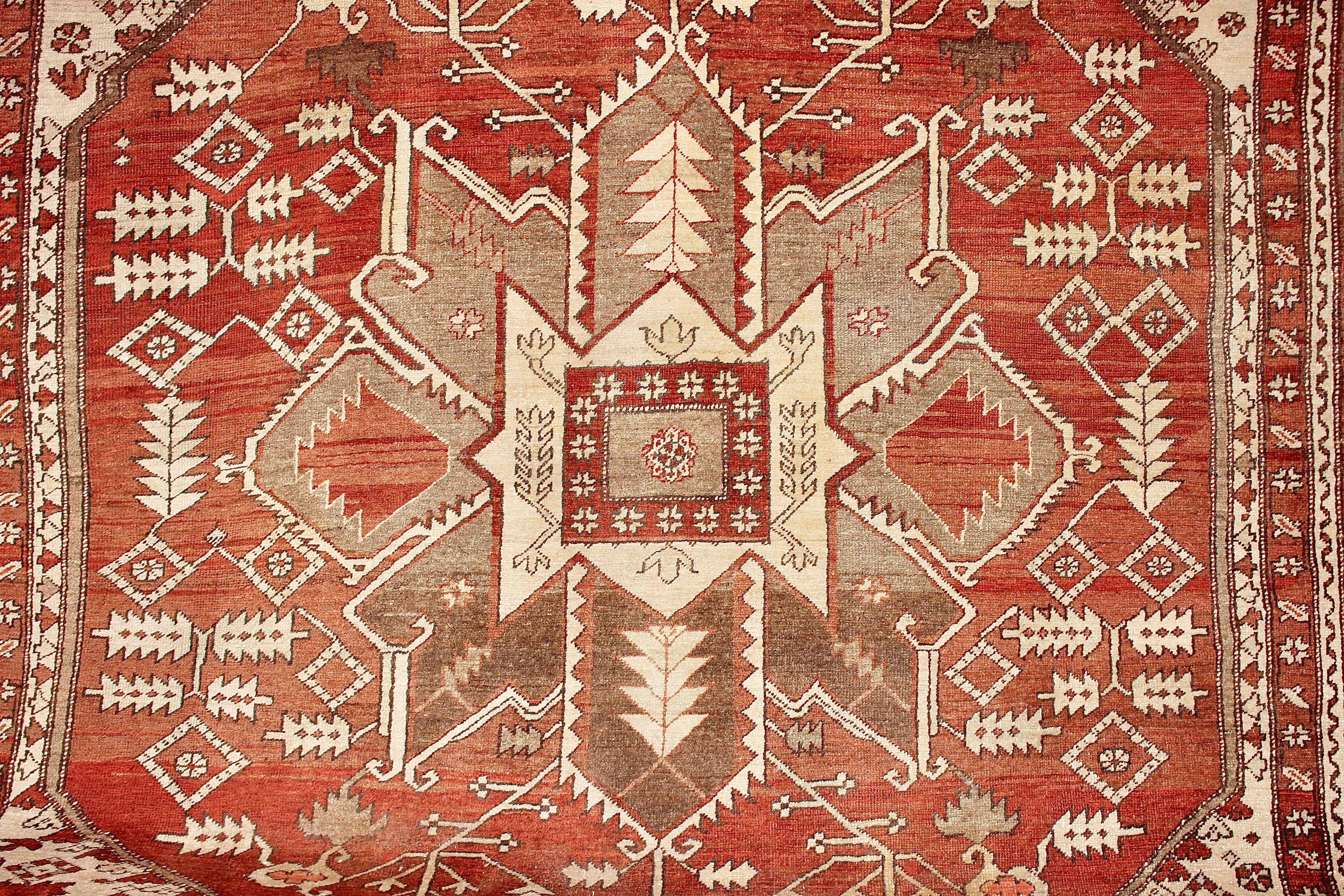 Hand-Knotted Large, Antique fine Orient Rug, Carpet, Hand Knotted For Sale