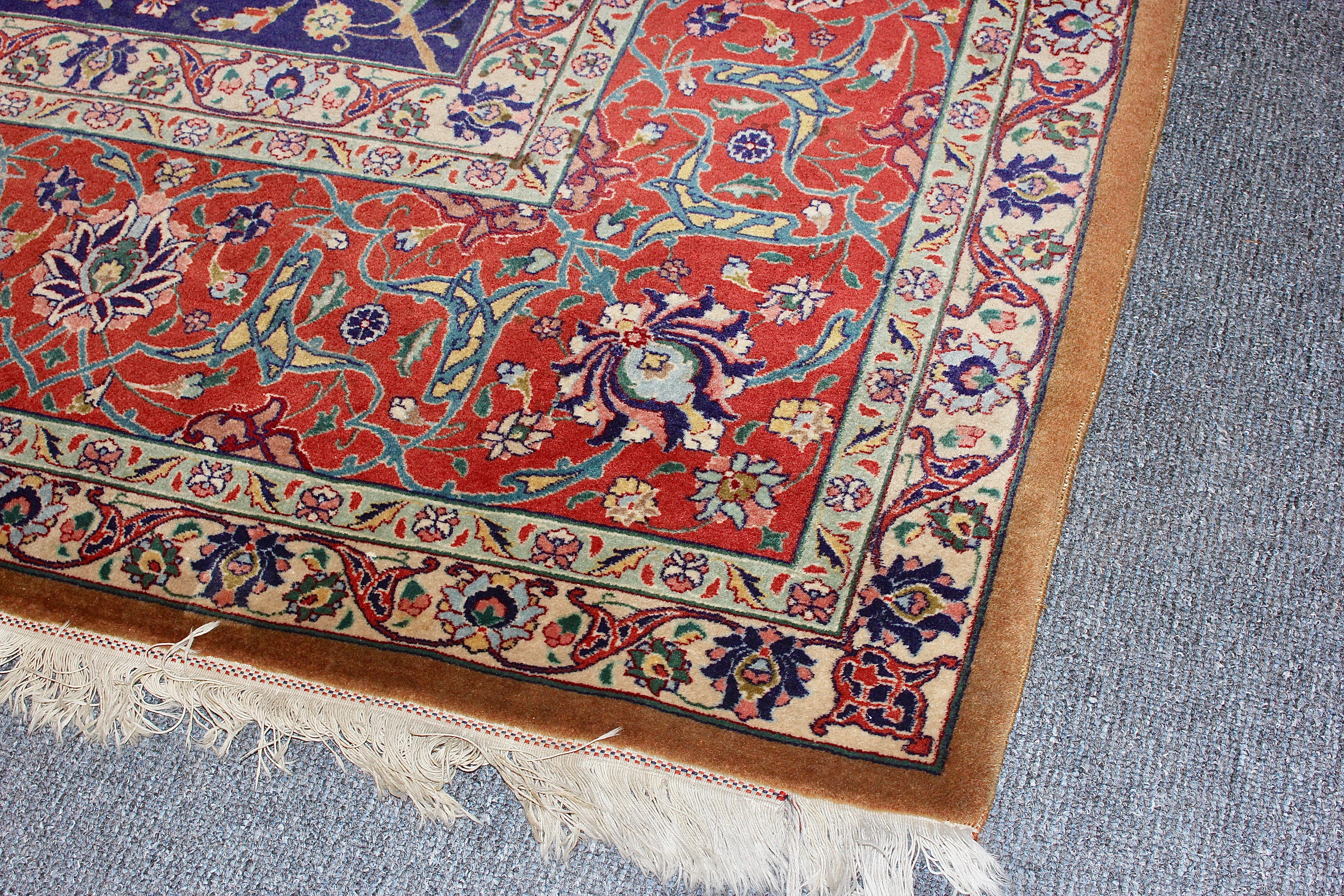 Large, Antique fine Orient Rug, Carpet, Hand Knotted For Sale 2