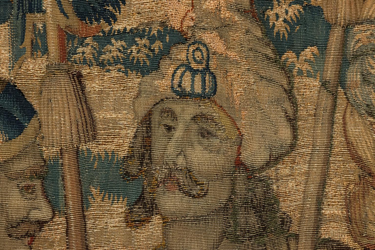 Large Antique Flemish Tapestry For Sale 4
