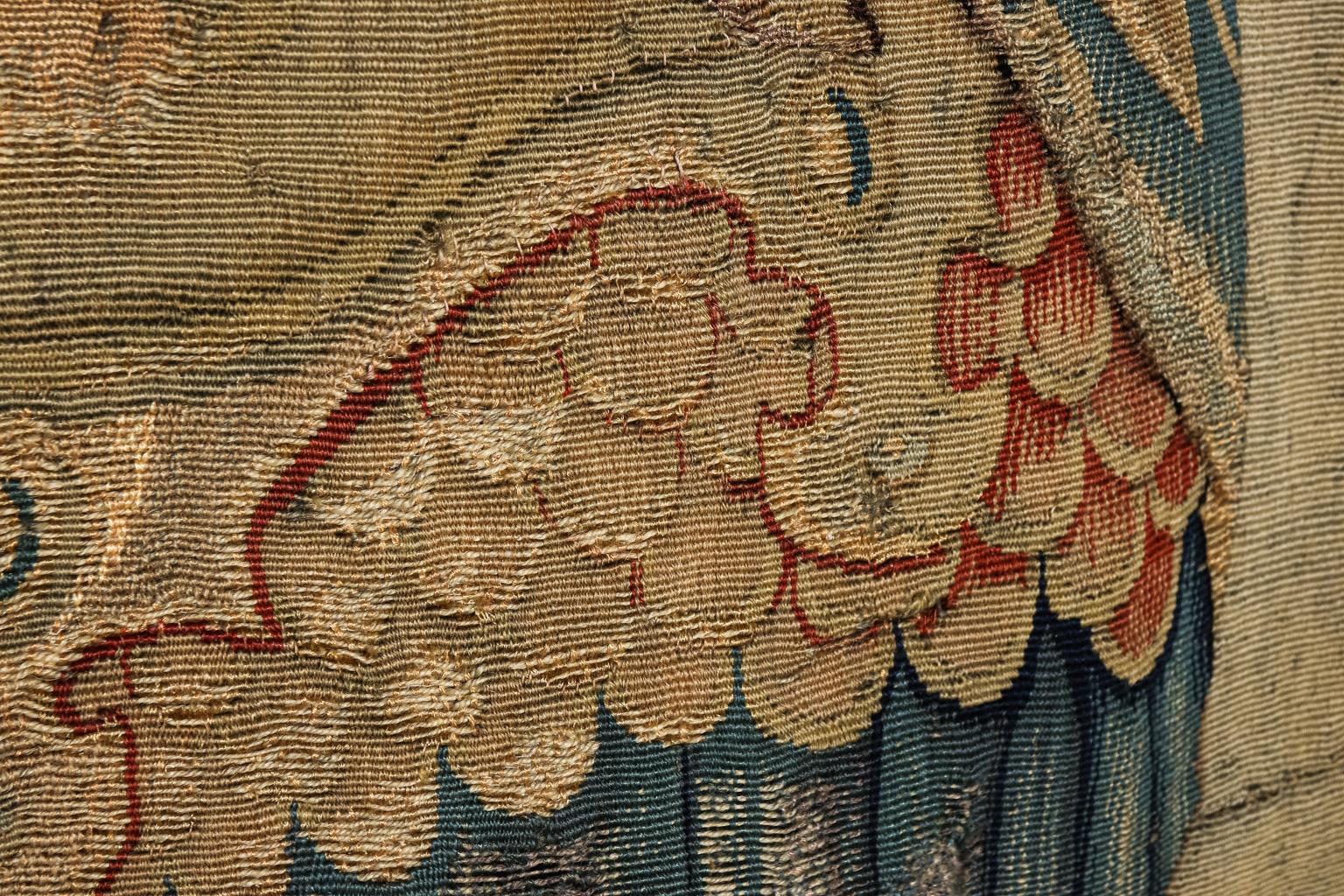 Large Antique Flemish Tapestry For Sale 7