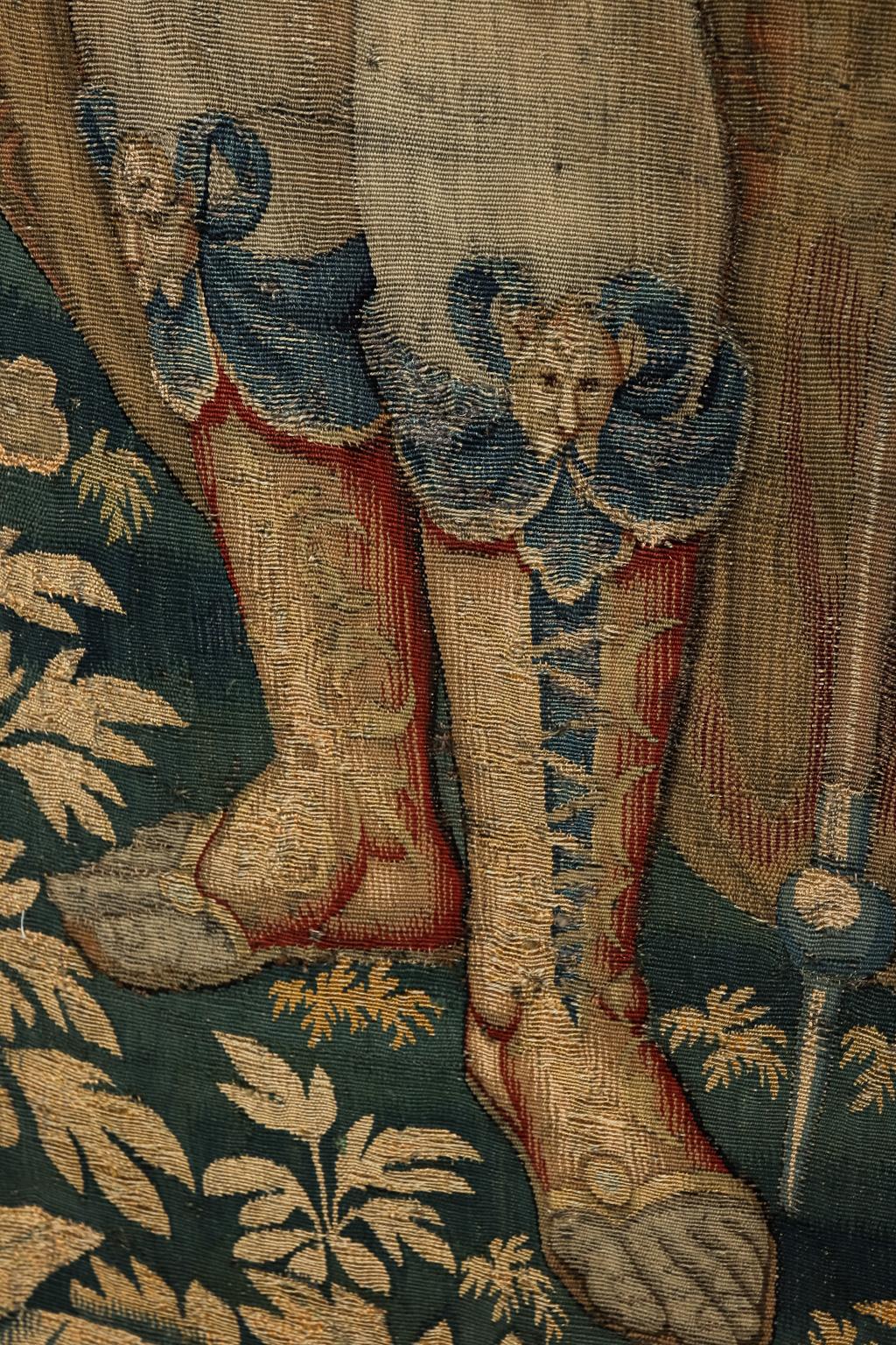 Large Antique Flemish Tapestry For Sale 8