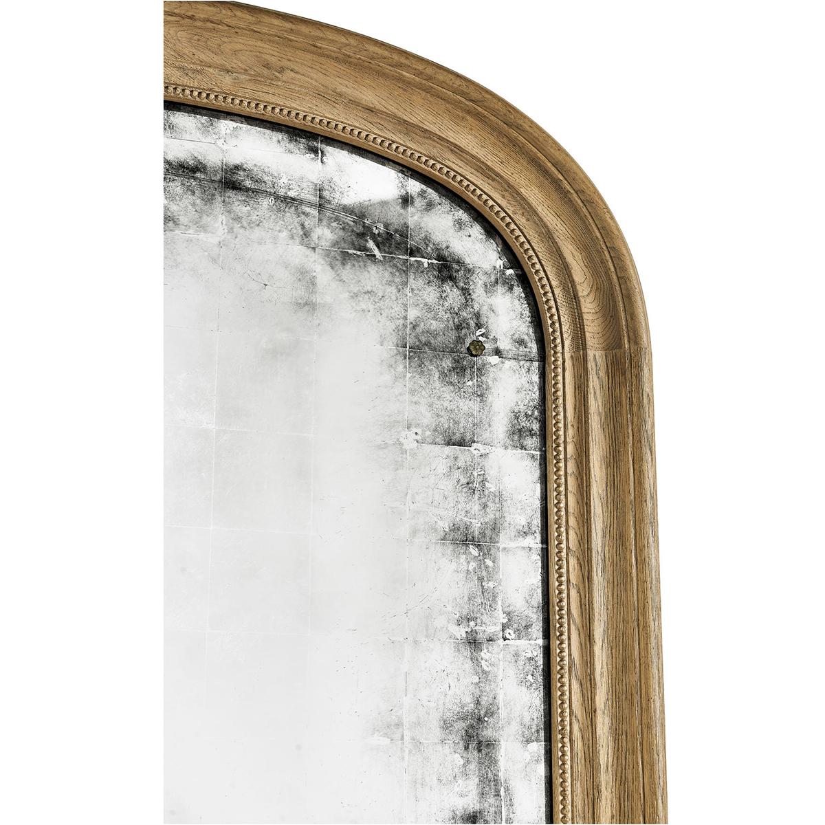 American Classical Large Antique Floor Mirror For Sale